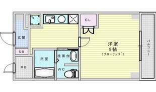 ハイムタケダＴ－10の物件間取画像